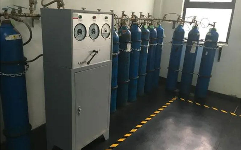 气体汇流排安装效果