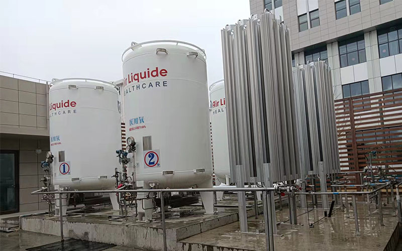 医院液态氧罐安装效果图