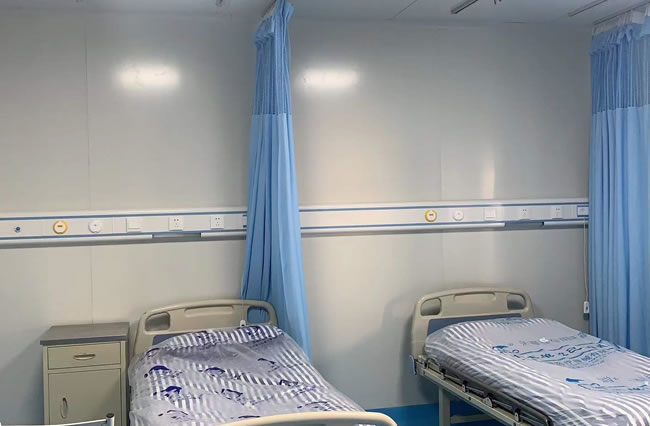 医院病房床头墙上吸氧装置